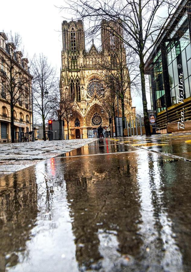 Augustins Appartement T2 Lumineux Proche Cathedrale Reims Exterior foto